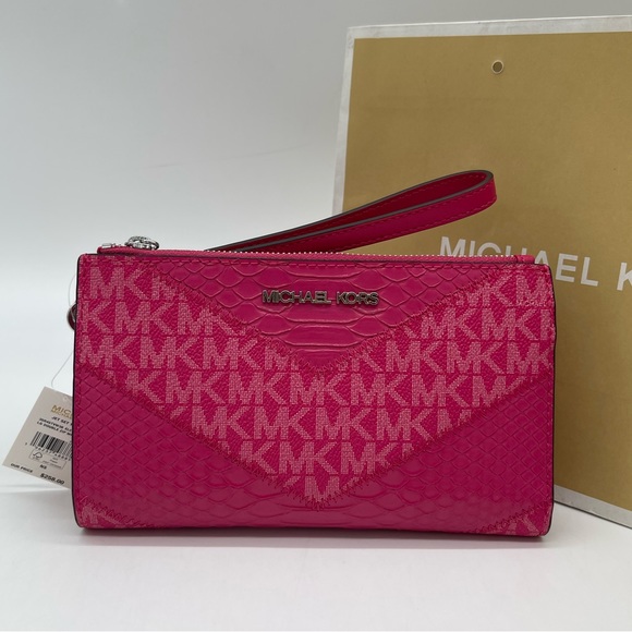 Michael Kors Large Double Zip Wallet Wristlet - Picture 2 of 7